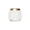 Hello Honey® 10oz. Clear Stemless Drinking Glass with Gold Electroplated Rim